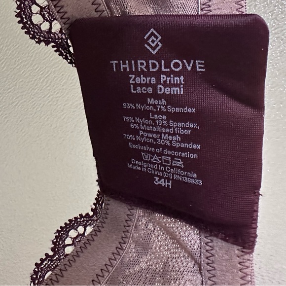 NWT Thirdlove Lace Demi Bra - Picture 4 of 9